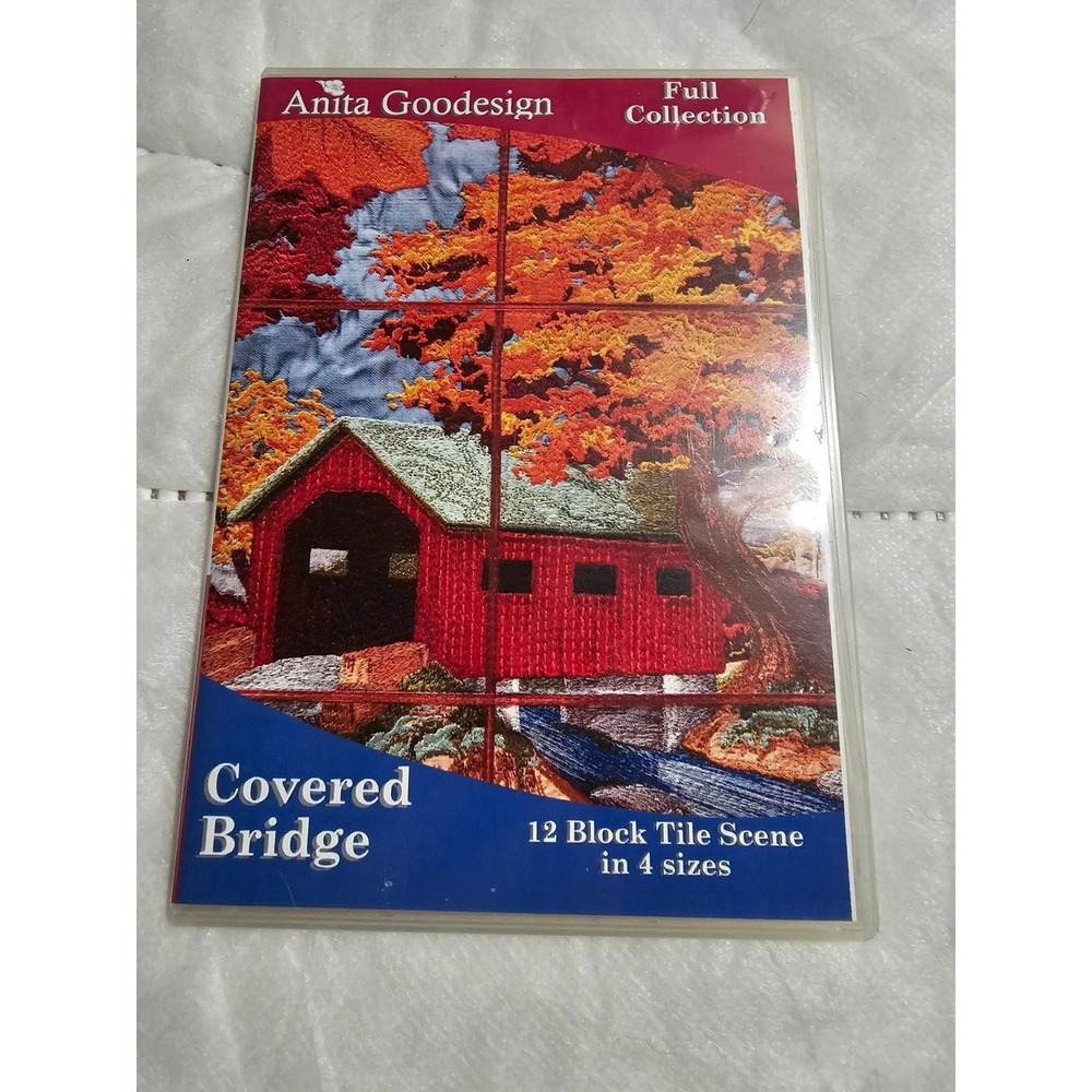 Anita Goodesign Covered Bridge Embroidery Designs‎ Full Collection CD